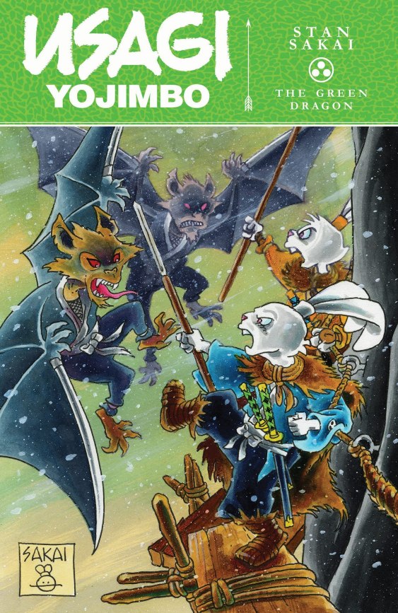 Usagi Yojimbo - The Green Dragon Cover